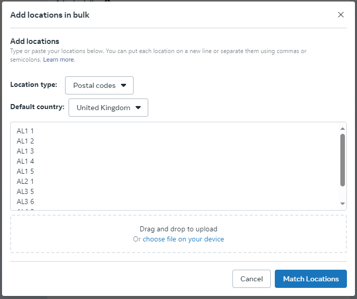 Upload your file